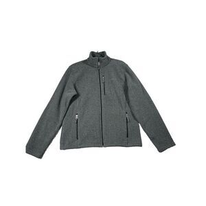 Polo Ralph Lauren Sweater Mens Size L Large Gray Knit Pima Cotton 1/4 Zip